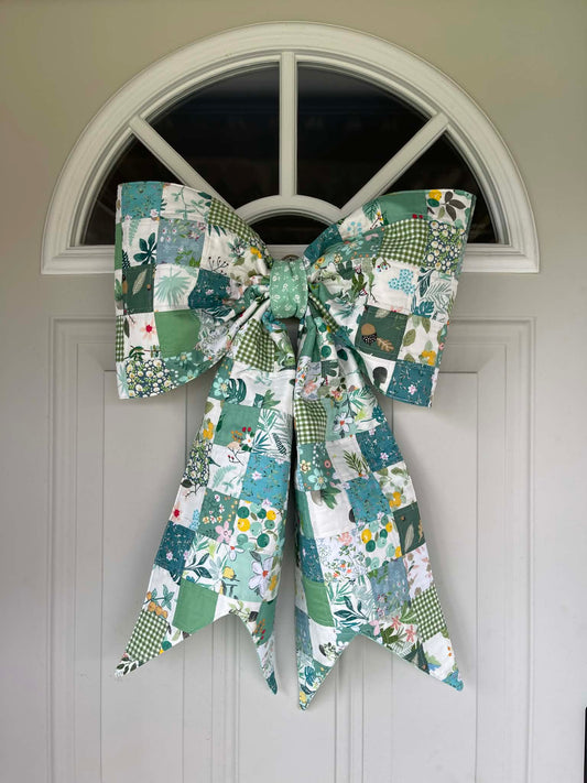 Custom Quilted Front Door Bow