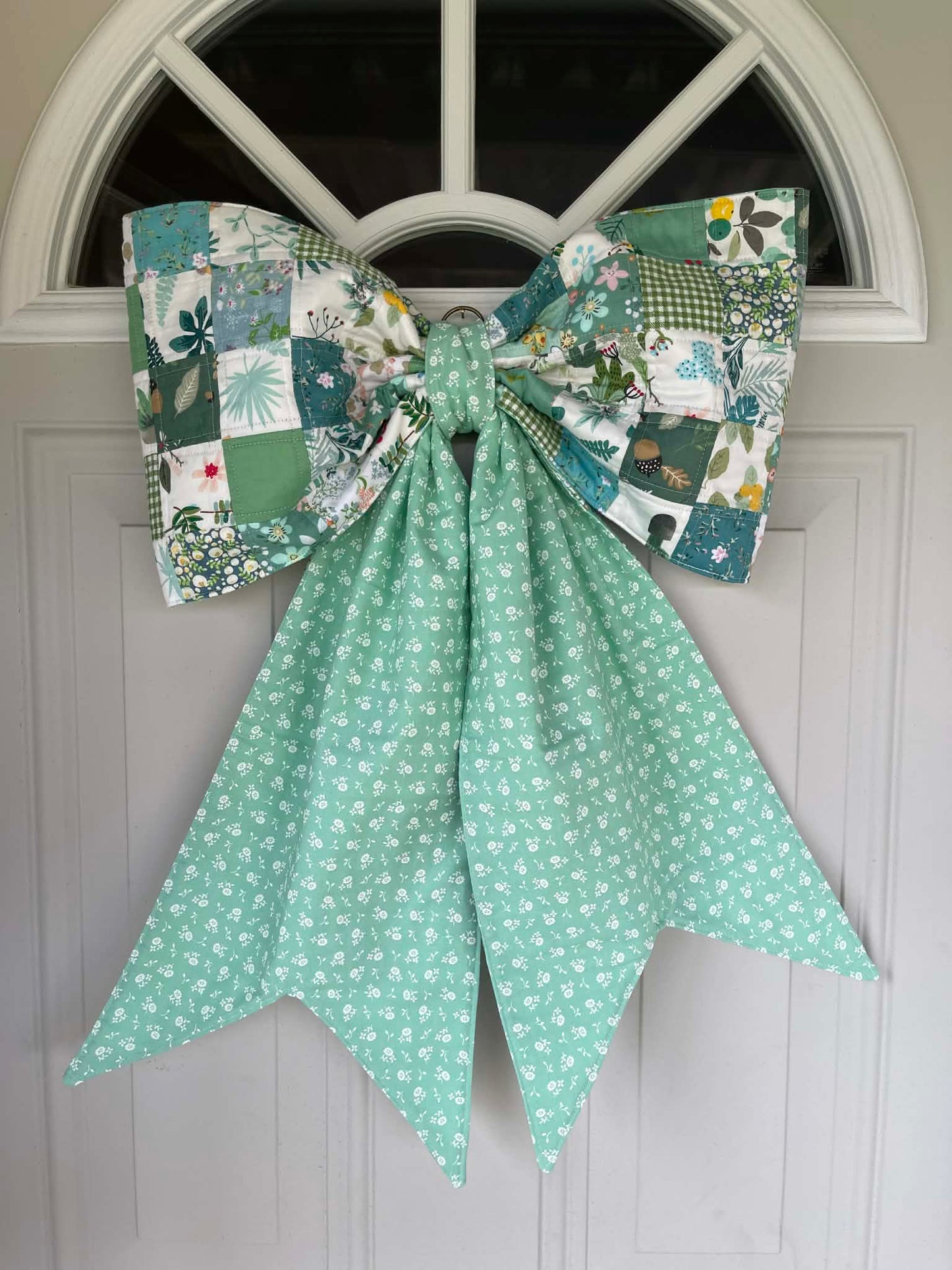 Custom Quilted Front Door Bow