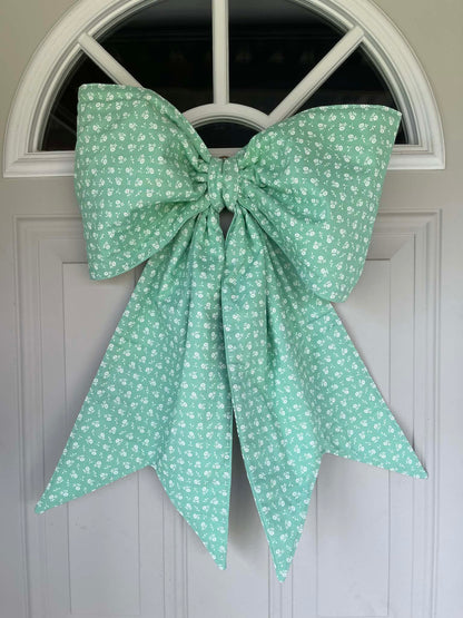 Custom Quilted Front Door Bow