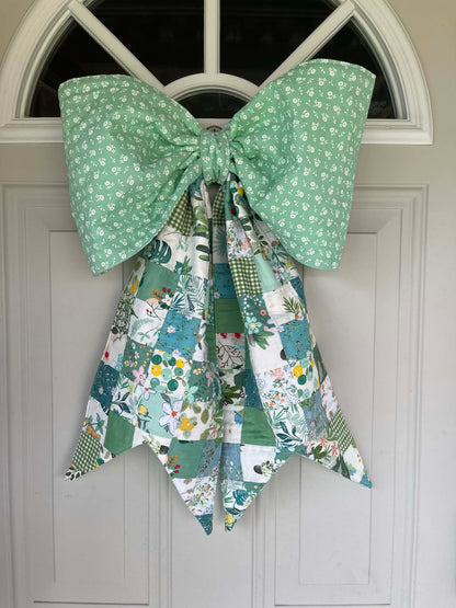Custom Quilted Front Door Bow